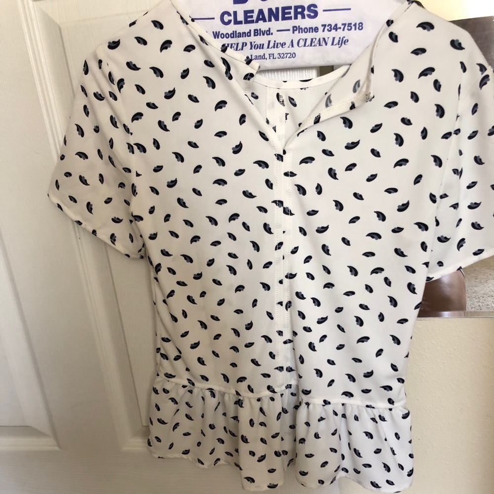 Ann Taylor peplum top
